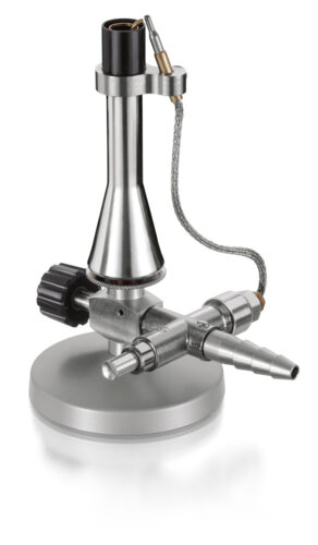 Safety burner needle valve